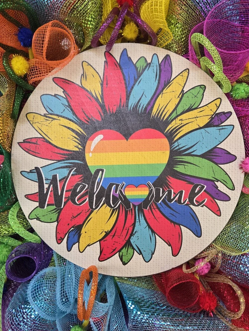 Welcome Pride Wreath